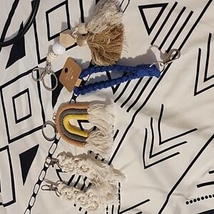 Handcrafted Boho Key & Purse Accessories handmade and new.   Pick 1.